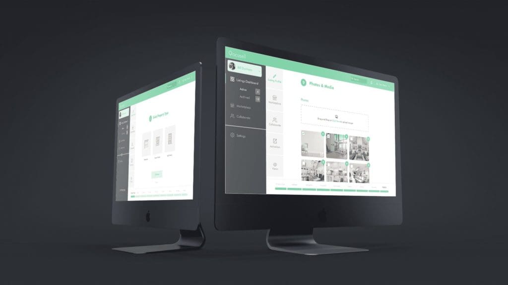 Ocusell Desktop Website Mockup