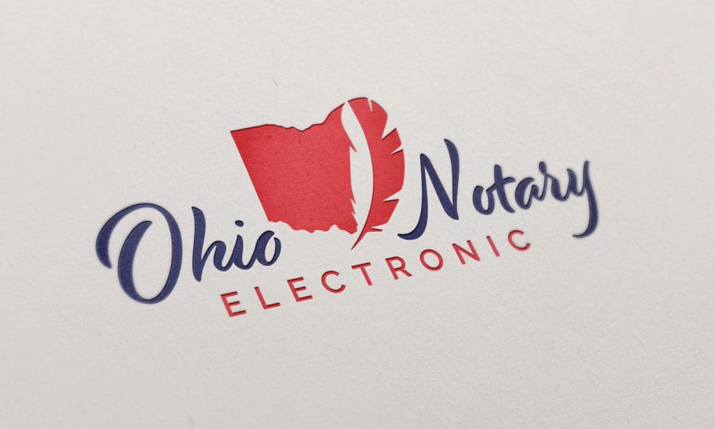 Ohio Electronic Notary Letterpress Logo