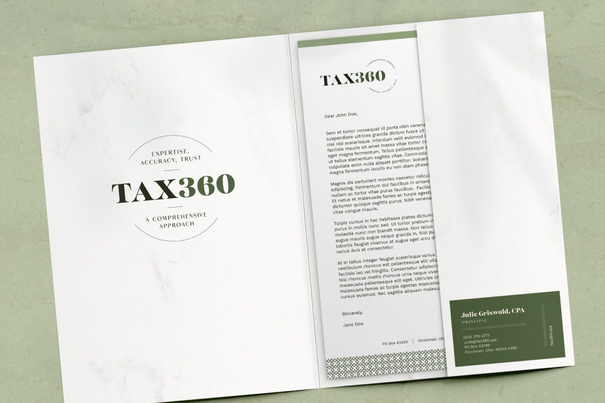 Tax 360 Pocket Folder